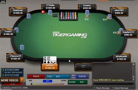 Complete Tiger Gaming Poker Review + $1,000 .